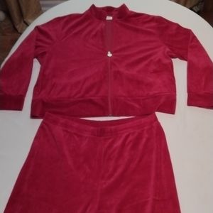 Cato women's size 18/20 velour tracksuit